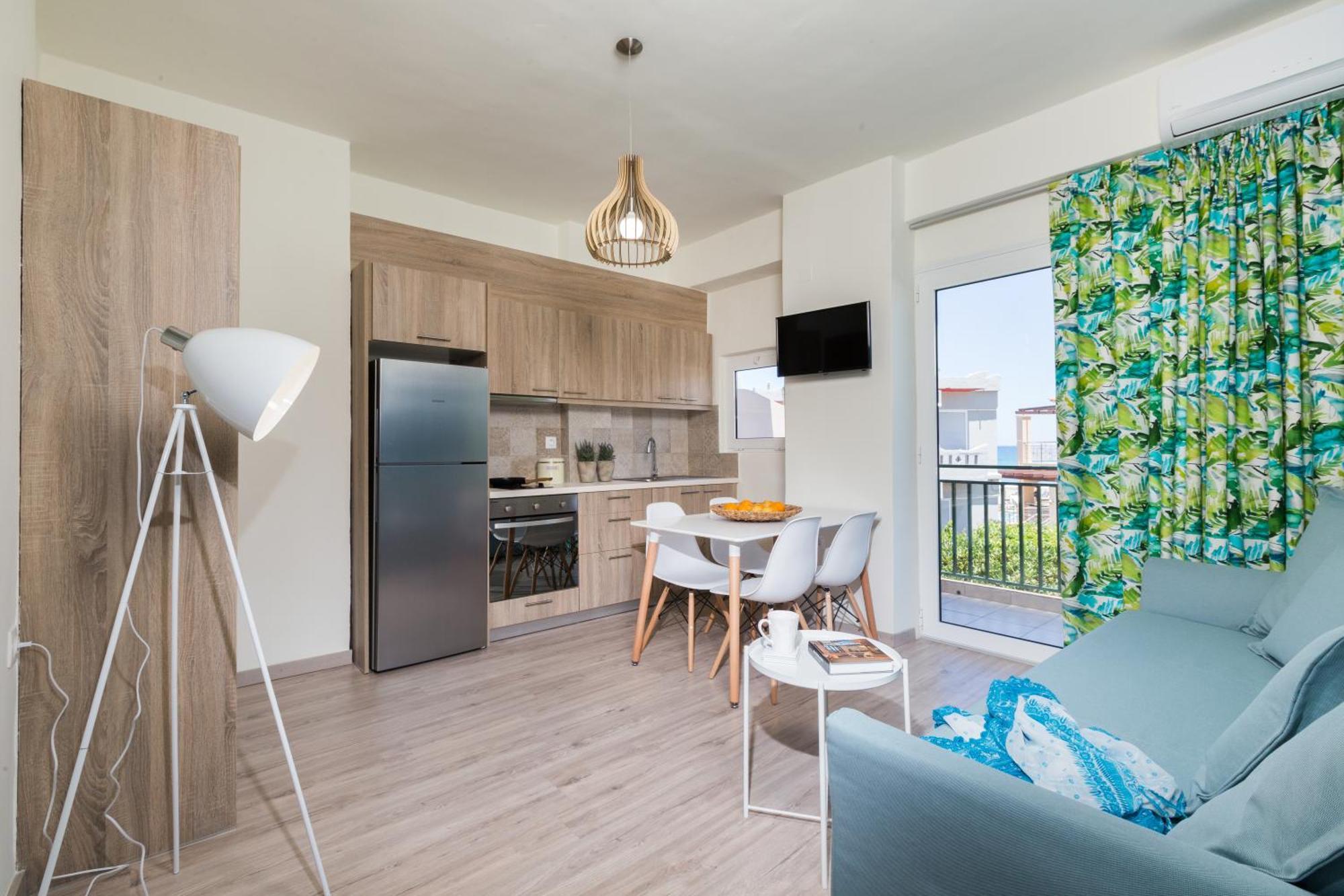 Anemi Blue Apt, Suitable Up To 4, Near The Beach! Rethymno Exterior foto